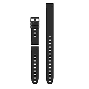 QuickFit 26mm 黑色硅胶表带（含加长表带）