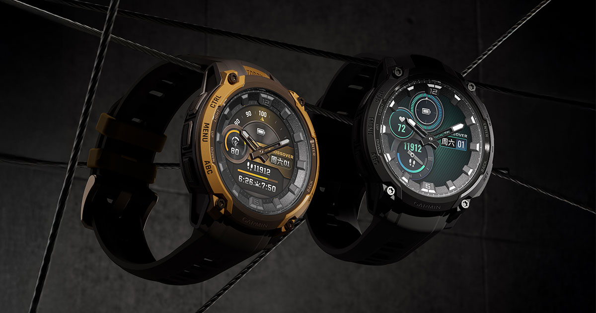 Garminxcsport体育发布全新指针智能手表“本能·跨界”系列
