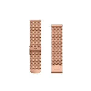 Quick Release 20mm 18K玫瑰金PVD米兰尼斯表带