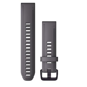 QuickFit 20mm 灰色硅胶表带