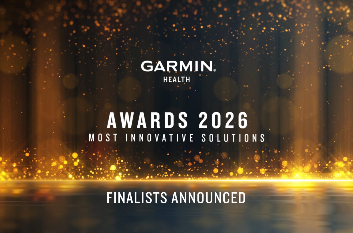 入围 2026 Garmin Health 峰会